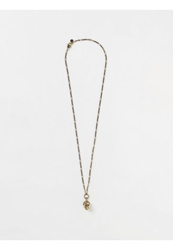 Collana Skull Alexander McQueen in ottone con strass