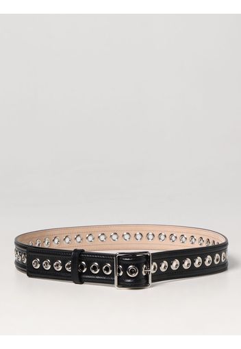 Cintura Eyelet Alexander McQueen in pelle