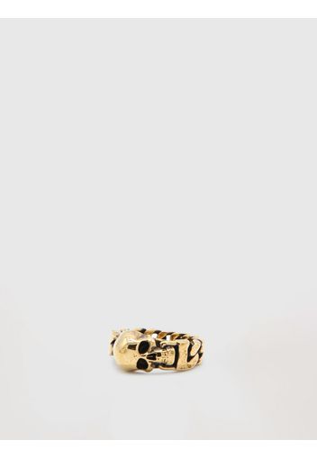 Anello Skull Alexander McQueen in metallo