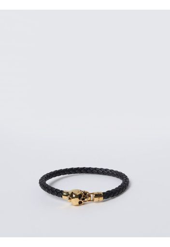 Bracciale Alexander McQueen in pelle intrecciata