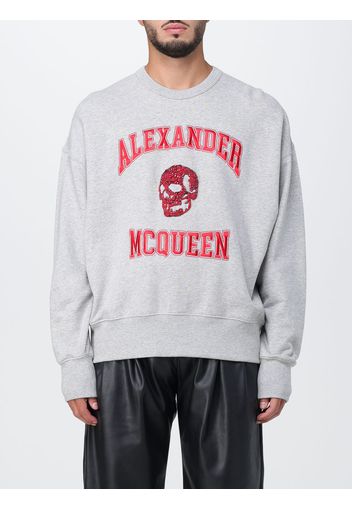 Felpa Alexander McQueen con teschio di strass