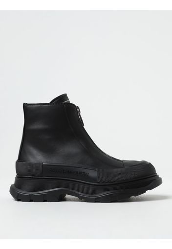 Stivaletto Zip Tread Slick Alexander McQueen in pelle