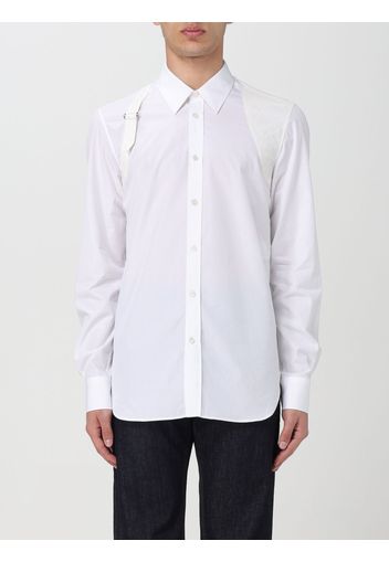 Camicia Harness Alexander McQueen in popeline