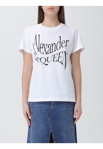 T-shirt con logo Alexander McQueen