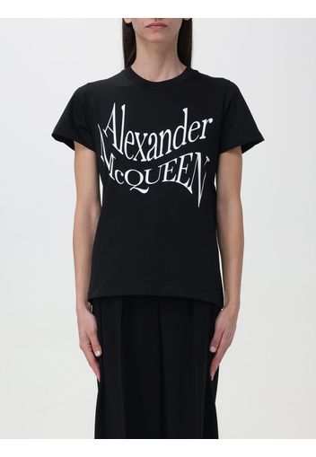 T-shirt con logo Alexander McQueen