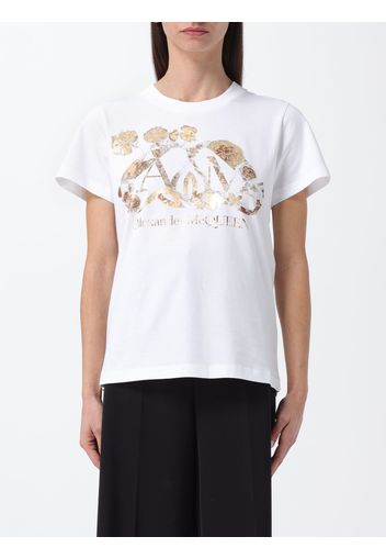 T-Shirt ALEXANDER MCQUEEN Donna colore Bianco