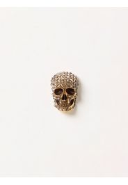 Orecchino Skull Alexander McQueen in pavè di strass