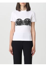 T-shirt Biker Bra Alexander Mcqueen in cotone