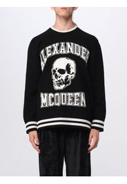 Maglia Alexander McQueen in misto lana e cashmere con intarsio teschio