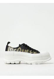 Sneakers tread slick graffiti Alexander McQueen in nappa