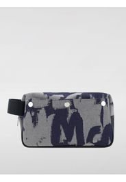 Pouch Graffiti Alexander McQueen in denim