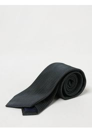 Ferragamo Gancini-pattern silk tie - Blu