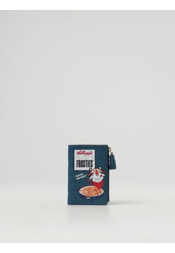 Portafoglio Kellogg's Anya Hindmarch in pelle goffrata con stampa