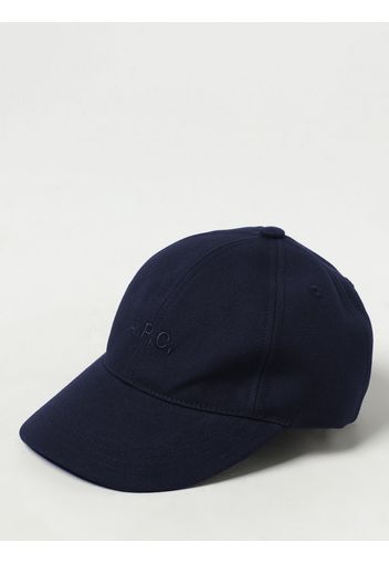 Cappello Charlie A.P.C. in canvas con logo