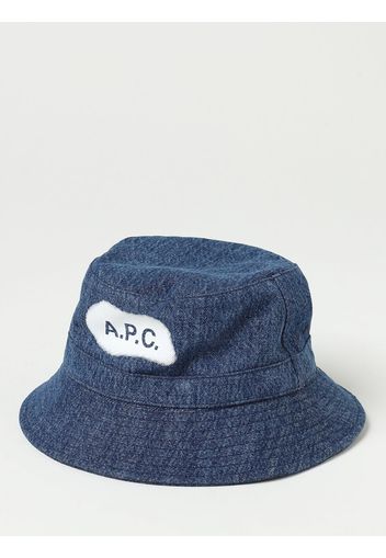 Cappello Cogek A.P.C. in denim con logo