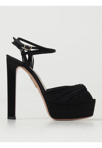 Sandali Con Tacco AQUAZZURA Donna colore Nero