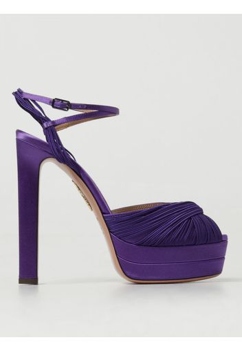 Sandali Con Tacco AQUAZZURA Donna colore Viola