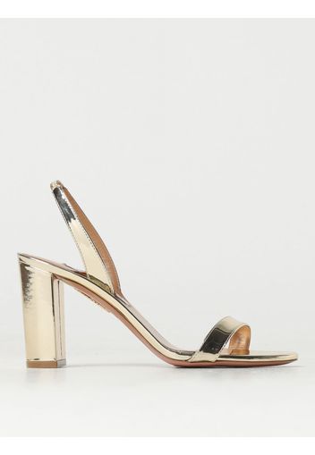 Sandalo Aquazzura in pelle laminata