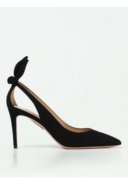 Pump Bow Tie Aquazzura in pelle scamosciata