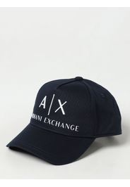 Cappello Armani Exchange in cotone con logo ricamato