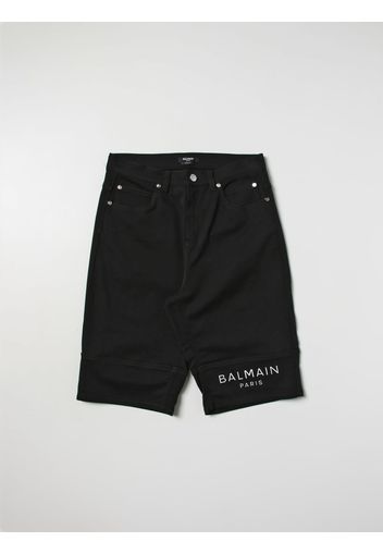 Pantaloncino Balmain Kids in denim