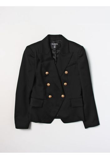 Blazer Balmain Kids in lana vergine