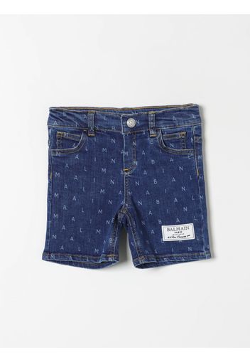 Pantaloncini BALMAIN KIDS Bambino colore Denim