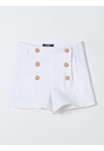 Pantaloncino BALMAIN KIDS Bambino colore Bianco