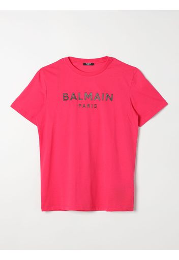 T-Shirt BALMAIN KIDS Bambino colore Fuxia