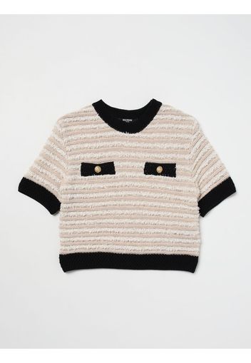 T-Shirt BALMAIN KIDS Bambino colore Crema