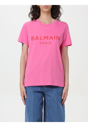 T-shirt Balmain in cotone con logo