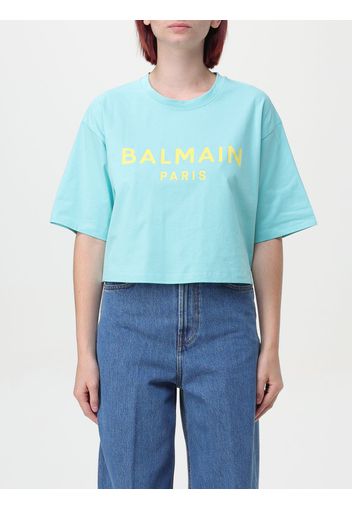 T-shirt Balmain in cotone con logo