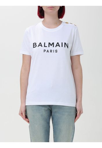 T-Shirt BALMAIN Donna colore Bianco