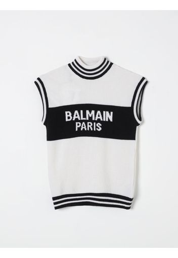 Maglia a dolcevita Balmain con logo