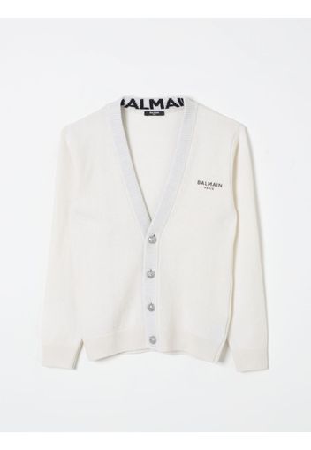 Cardigan con logo Balmain