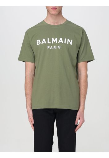 T-shirt Balmain in jersey con stampa logo