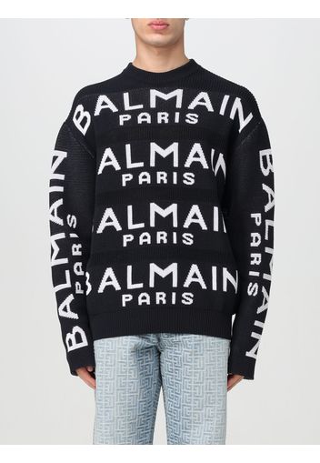 Maglia Balmain con logo all-over