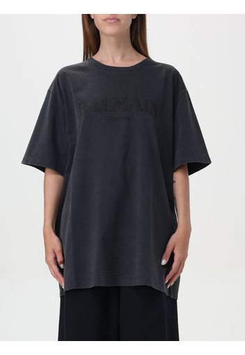 T-shirt oversize con logo Balmain