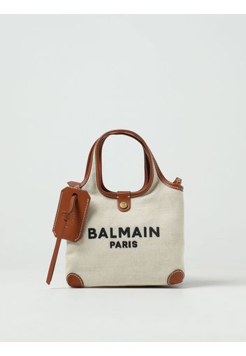 Borsa B-Army Grocery Balmain in canvas e pelle