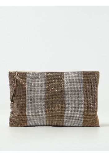 Clutch La Luisa Benedetta Bruzziches in tessuto con strass