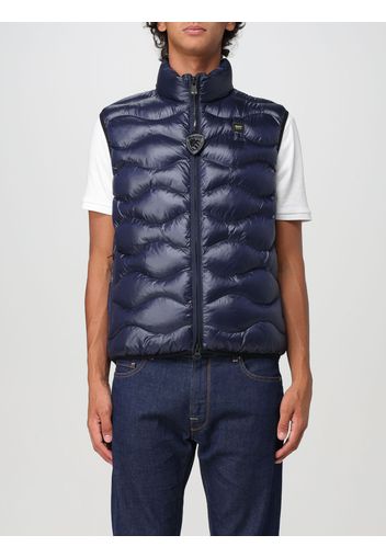 Piumino a gilet con logo Blauer