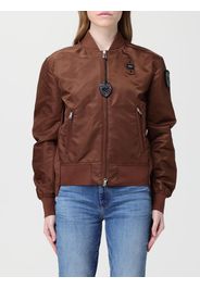 Bomber in poliestere Blauer