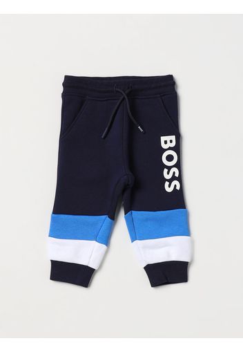 Pantalone jogger Boss Kidswear in cotone con logo