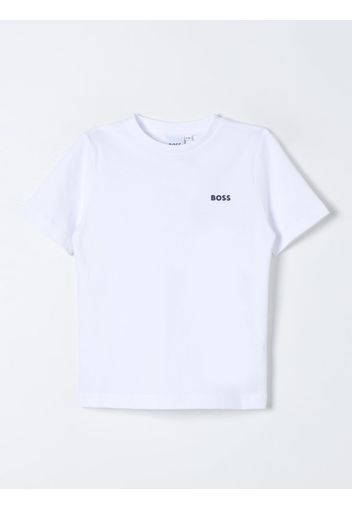 T-Shirt BOSS KIDSWEAR Bambino colore Bianco