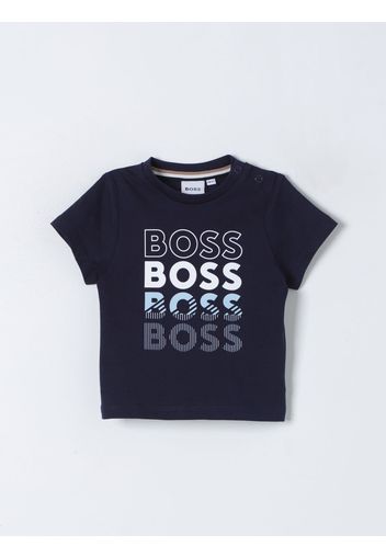 T-Shirt BOSS KIDSWEAR Bambino colore Marine