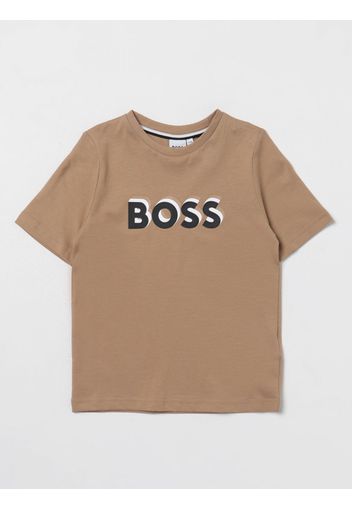 T-shirt con logo Boss Kidswear