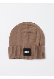 Cappello Boss Kidswear in maglia con logo