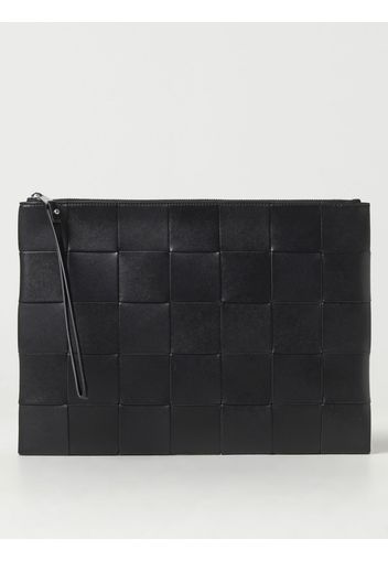 Clutch Cassette Bottega Veneta in pelle intrecciata