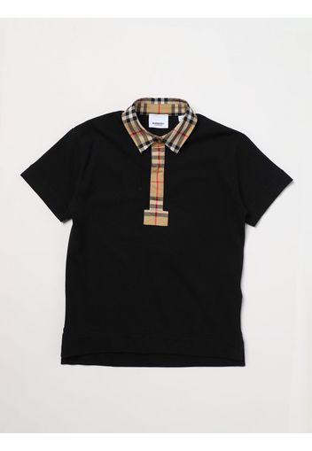 Polo BURBERRY KIDS Bambino colore Nero