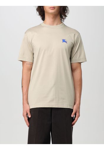 T-shirt basic con logo ricamato Burberry